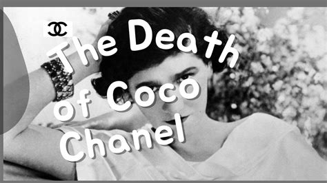 coco the chanel|coco chanel cause of death.